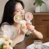 Colorful handheld mini fan, portable, silent, USB charging mini summer cooling wonder details Picture